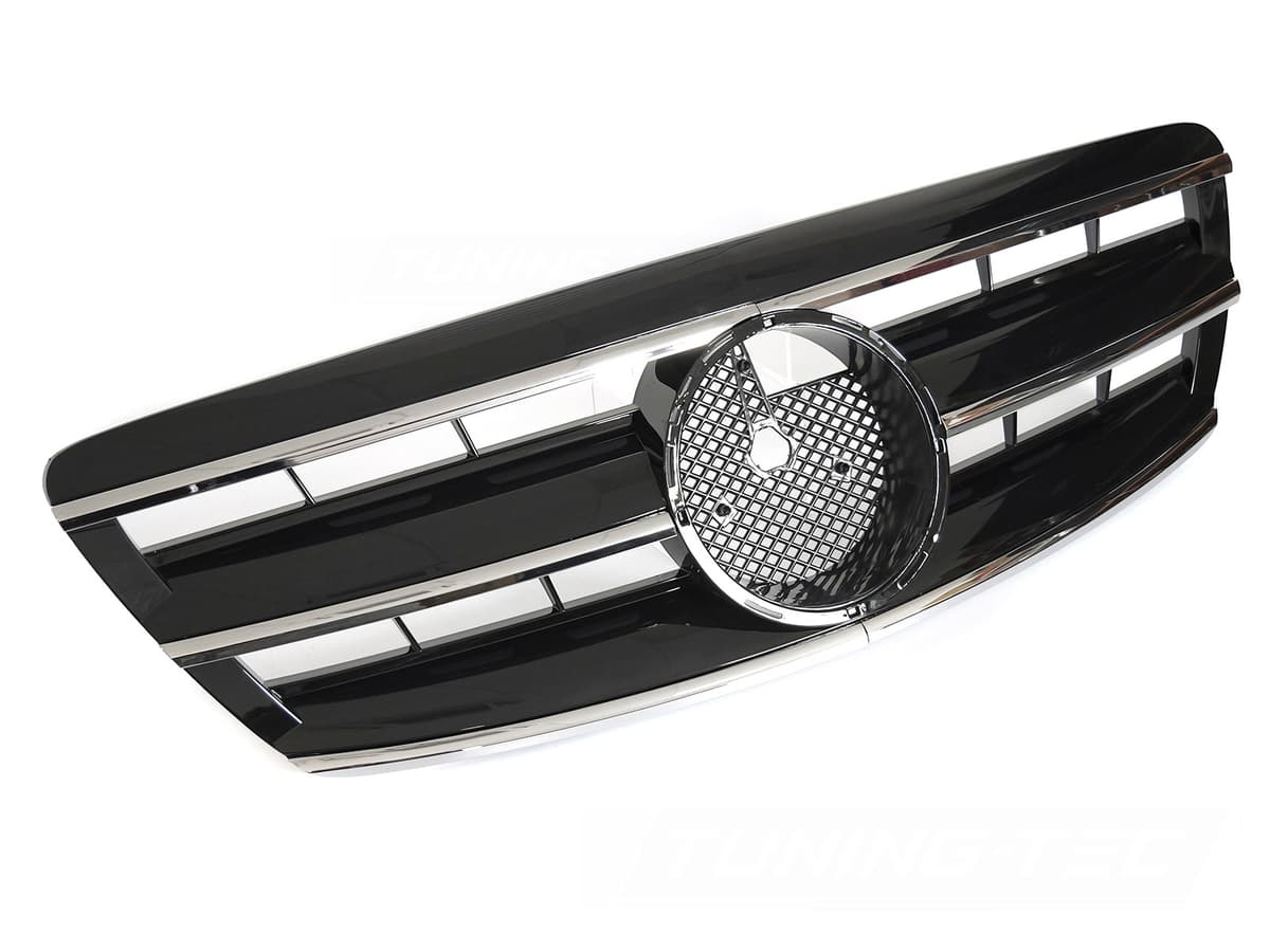 Predná maska Mercedes S-Class W220 02-05 CL Style Chrome Black