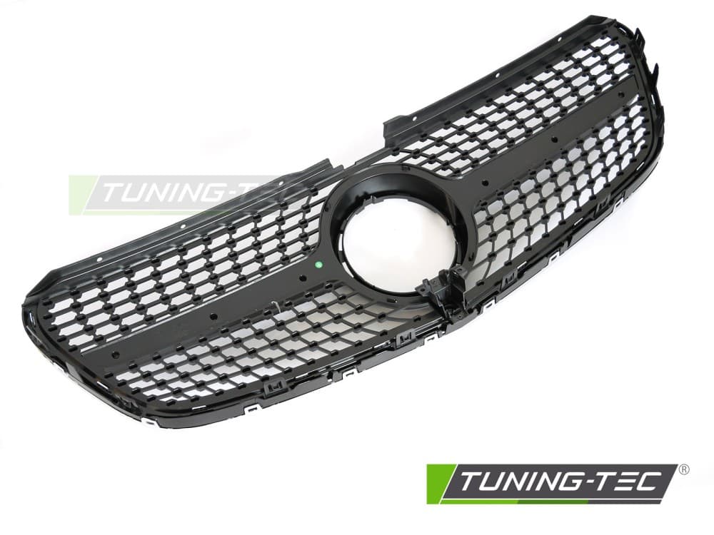 Predná maska Mercedes V trieda W447 14-19 Diamond Black Chrome – náhľad 4