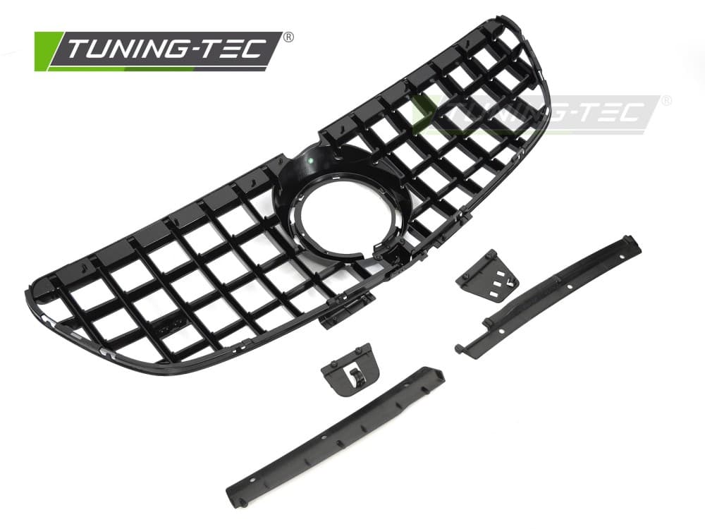 Predná maska Mercedes V trieda W447 20-23 GT Style Chrome-Black – náhľad 4