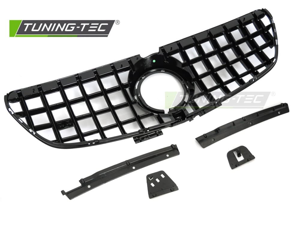 Predná maska Mercedes V trieda W447 20-23 GT Style Glossy Black – náhľad 4