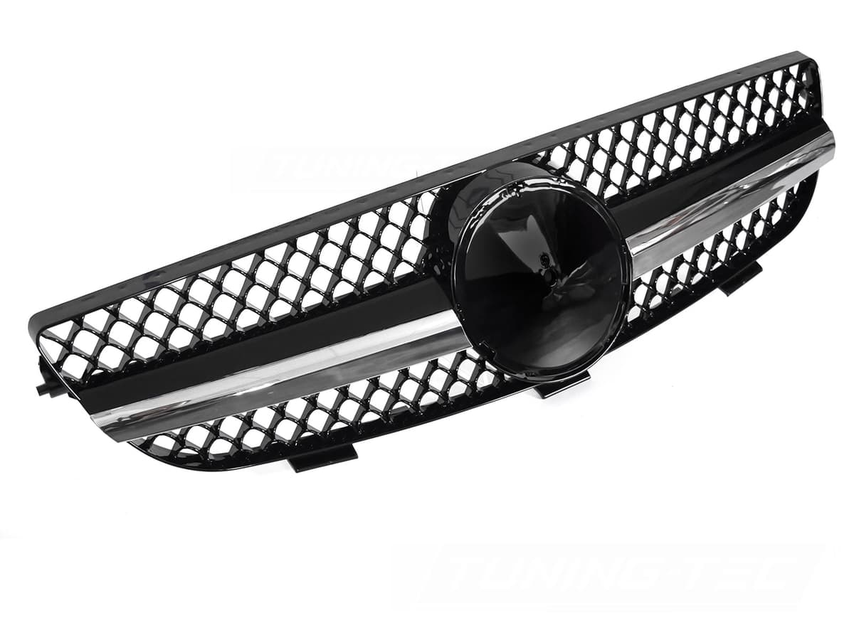 Predná maska Mercedes CLK W209 03-10 SL Style Chrome Black