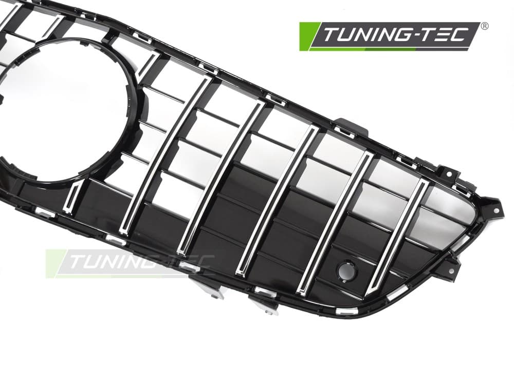 Predná maska Mercedes SL R231 11-16 GT Style Black Chrome – náhľad 3