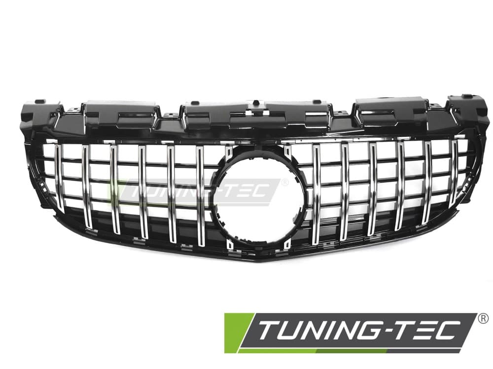 Predná maska Mercedes SLK R172 15-20 GT Style Sport Black Chrome – náhľad 2