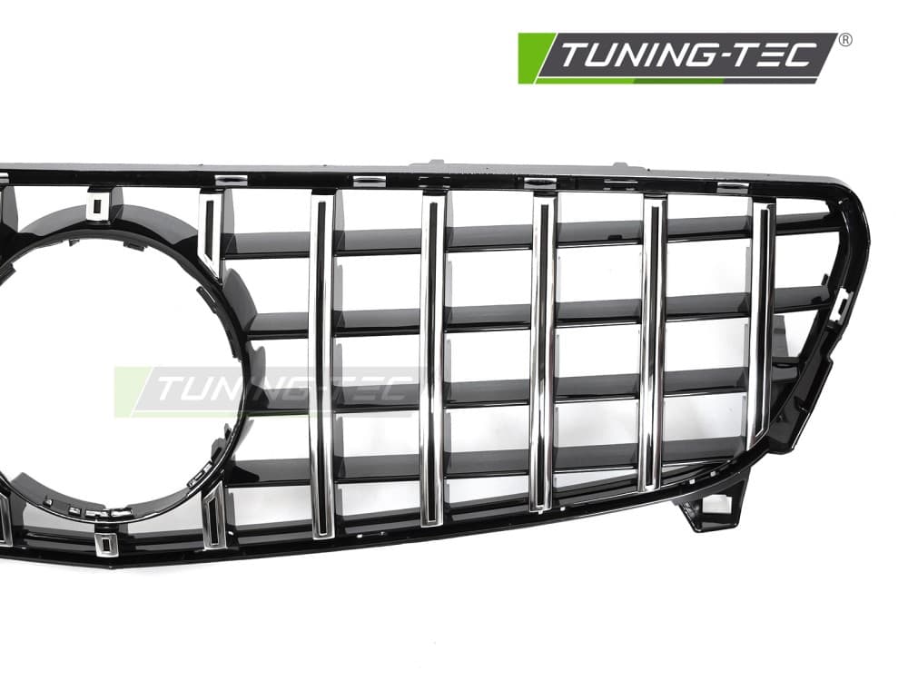 Predná maska Mercedes A trieda W176 15-18 Sport Black Chrome GT Style – náhľad 3