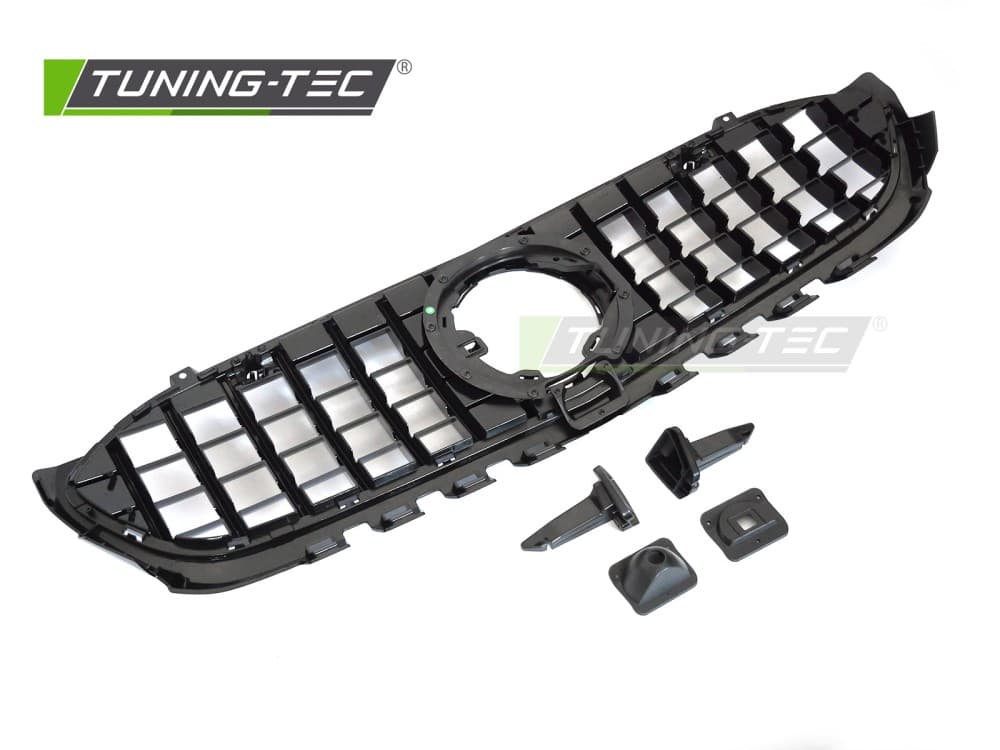 Predná maska Mercedes A-Class W177 18-22 GT Style Chrome-Black – náhľad 4