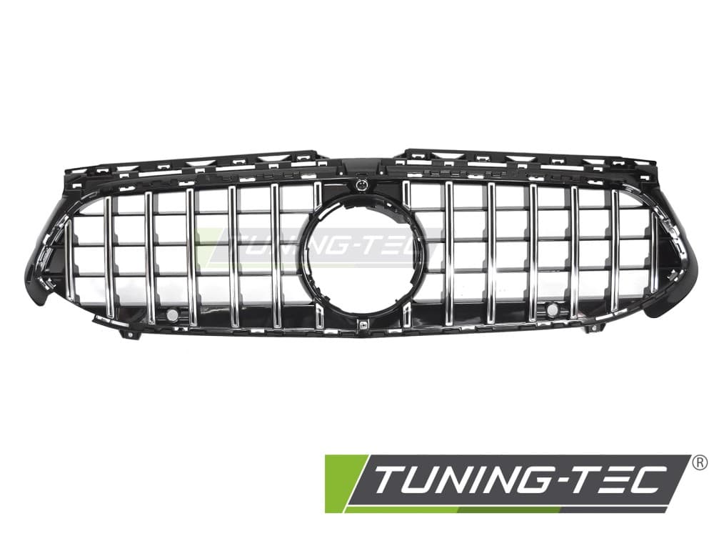 Predná maska Mercedes A-Class W177 22- GT Style Chrome Black – náhľad 2