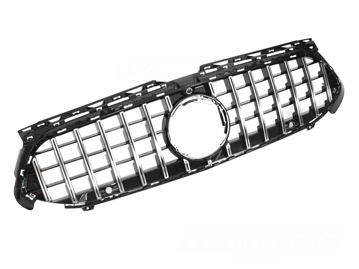 Predná maska Mercedes A-Class W177 22- GT Style Chrome Black