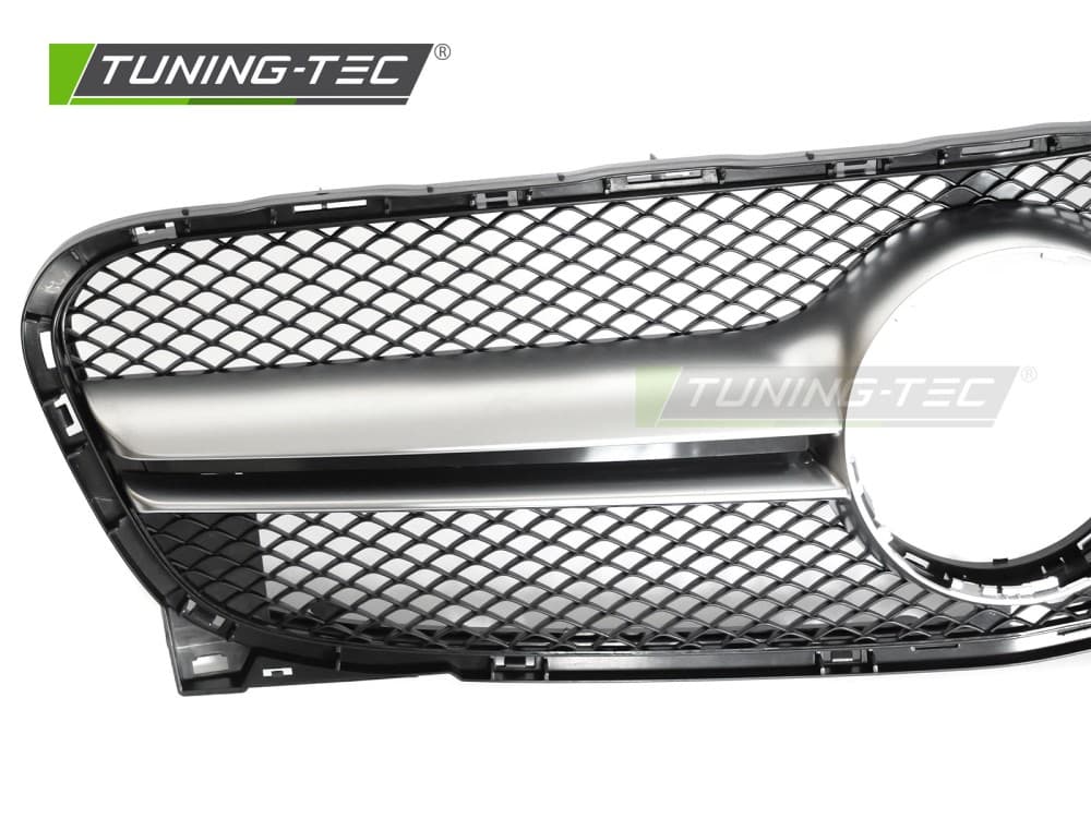 Predná maska Mercedes GLA X156 13-16 Black-Silver – náhľad 3