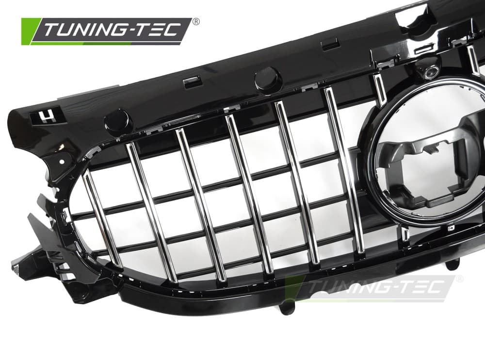 Predná maska Mercedes GLA H247 19-23 GT Style Black Chrome – náhľad 3