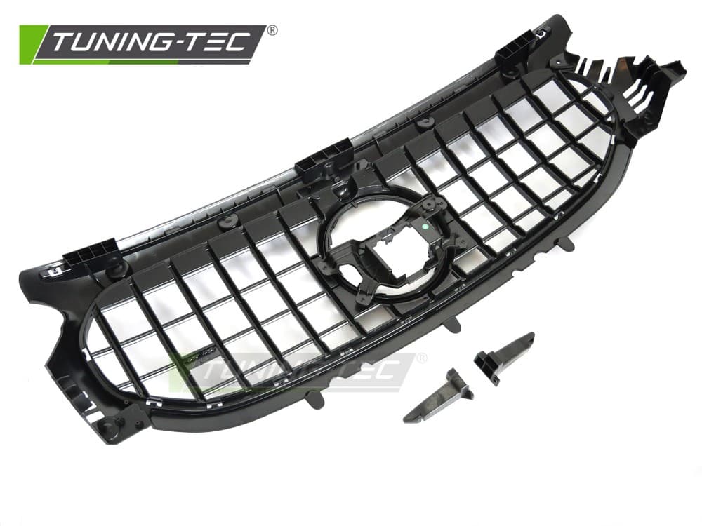 Predná maska Mercedes GLA H247 19-23 GT Style Black Chrome – náhľad 4