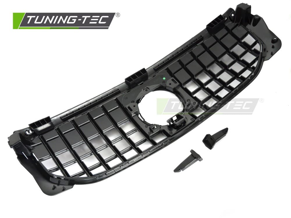 Predná maska Mercedes GLB X247 19-23 GT Style Glossy Black – náhľad 4