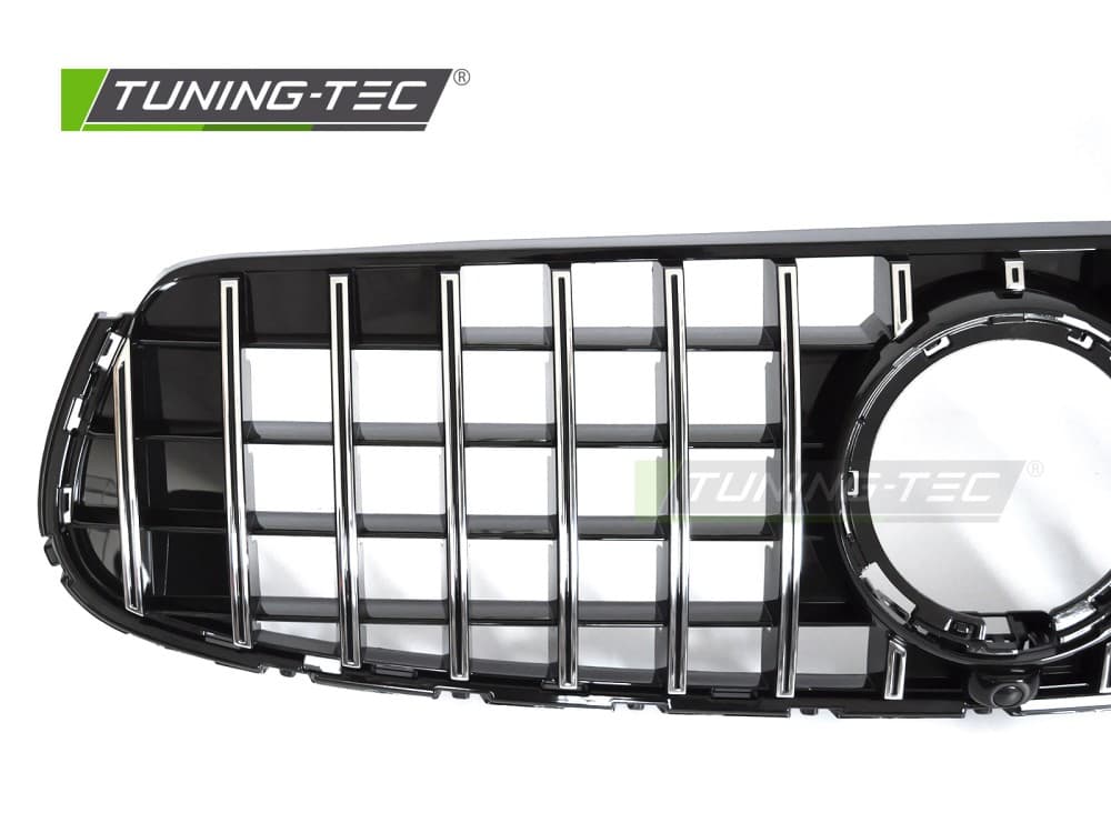 Predná maska Mercedes GLC W253 19-22 GT Style Black-Chrome – náhľad 3