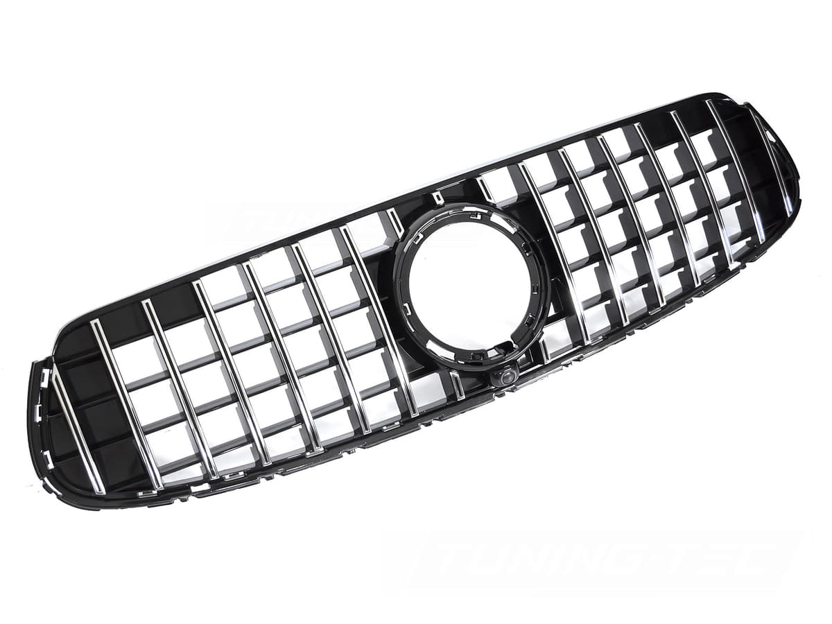 Predná maska Mercedes GLC W253 19-22 GT Style Black-Chrome