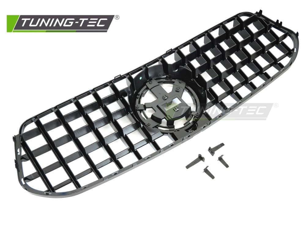 Predná maska Mercedes GLE V167 / C167 19-23 Sport Glossy Black – náhľad 4