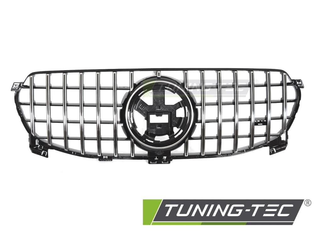 Predná maska Mercedes GLE V167 19-23 GT Style Black-Chrome – náhľad 2