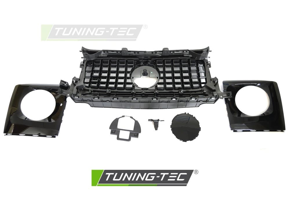 Predná maska Mercedes G-Class W464 18-24 GT Style Black Chrome – náhľad 4