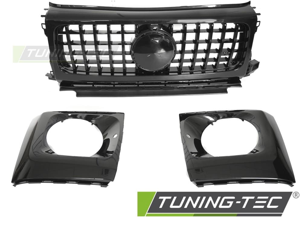Predná maska Mercedes G-Class W464 18-24 GT Style Glossy Black – náhľad 2