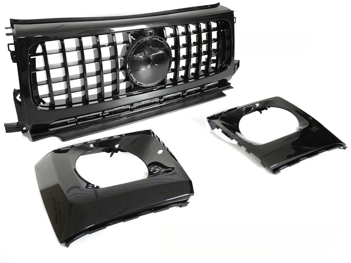Predná maska Mercedes G-Class W464 18-24 GT Style Glossy Black