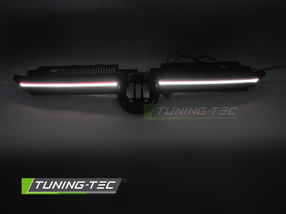 Predná maska VW Golf VIII 19-24 SPORT s LED Glossy Black with Red Line – náhľad 4