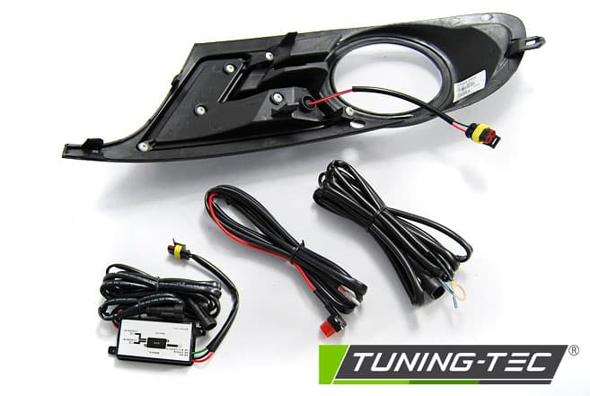 LED rámčeky hmloviek s denným svietením (DRL) VW Golf 6 – náhľad 3