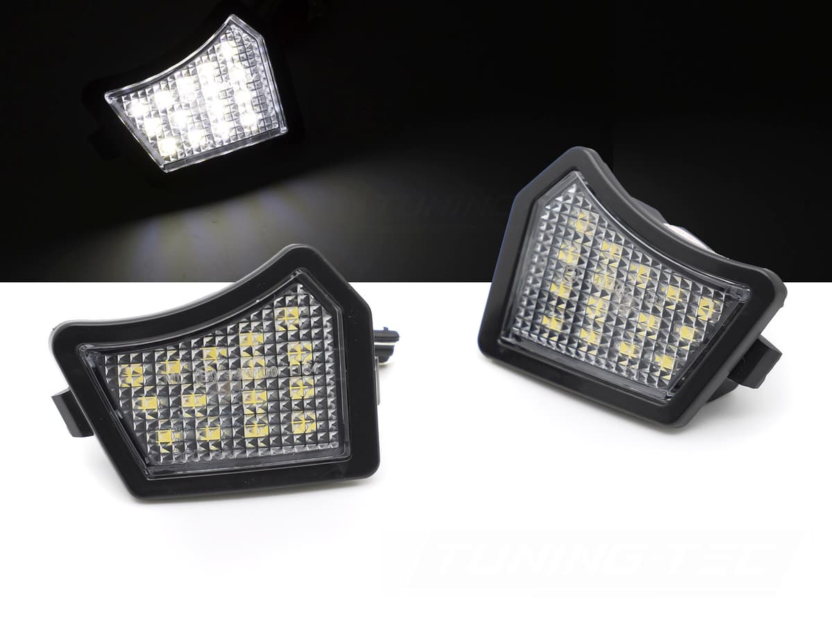 LED osvetlenie pod zrkadlá Volvo C30, C70, S40, S60, S80, V50, V70, XC70, XC90