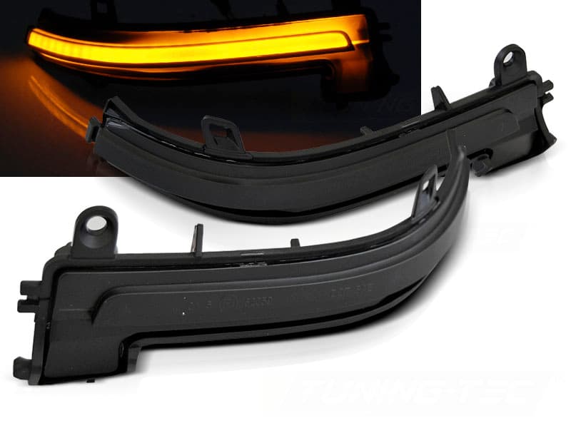 Bočné smerovky do zrkadla BMW F20/F22/F30/F32/X1 Smoke LED Sekvenčné