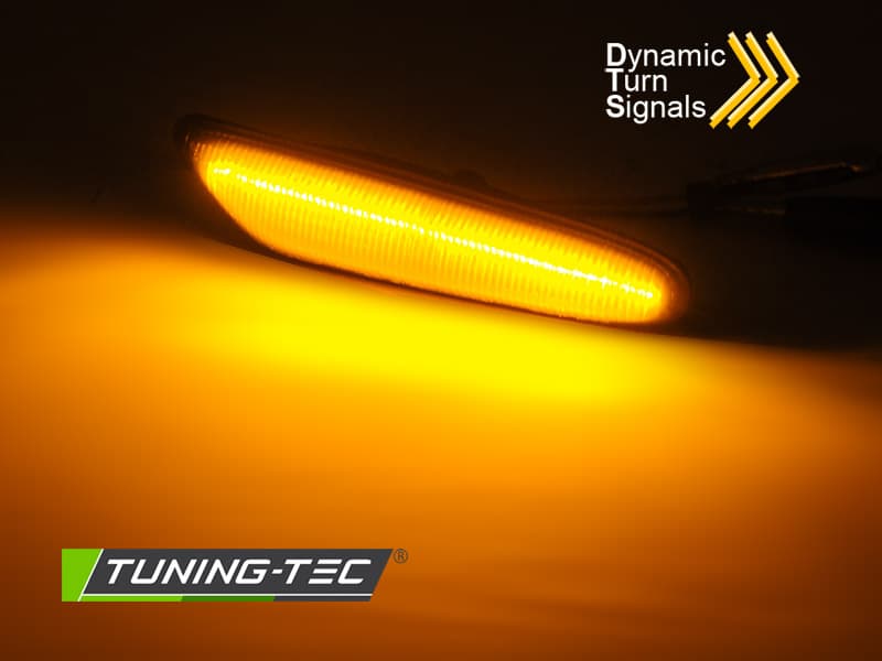 Bočné smerovky BMW E46 / E60 / E87 / E90 Smoke LED SEQ – náhľad 2
