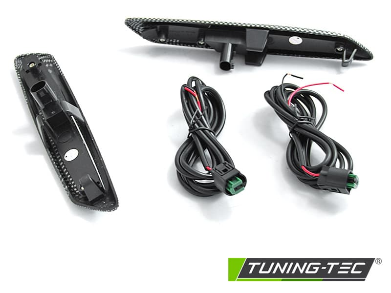 Bočné smerovky BMW 5er F10/F11 10-13 Carbon Smoke SEQ LED – náhľad 3