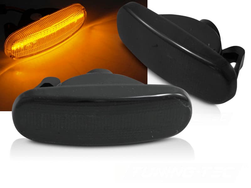 Bočné smerovky Fiat Punto / Panda / Stilo / Idea / Linea / Multipla Smoke LED SEQ