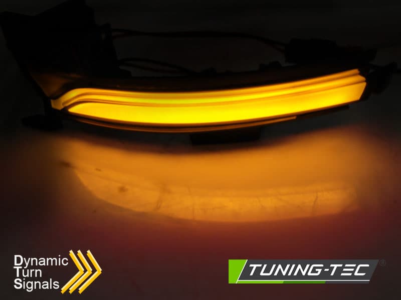 Bočné smerovky do zrkadiel Ford Focus MK4 18-25 White LED SEQ – náhľad 2