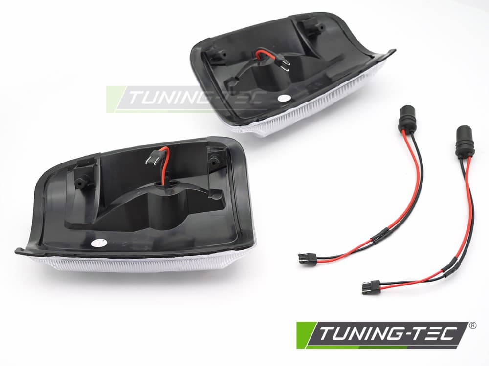 Bočné smerovky do zrkadla Ford Transit 13- White LED SEQ – náhľad 3