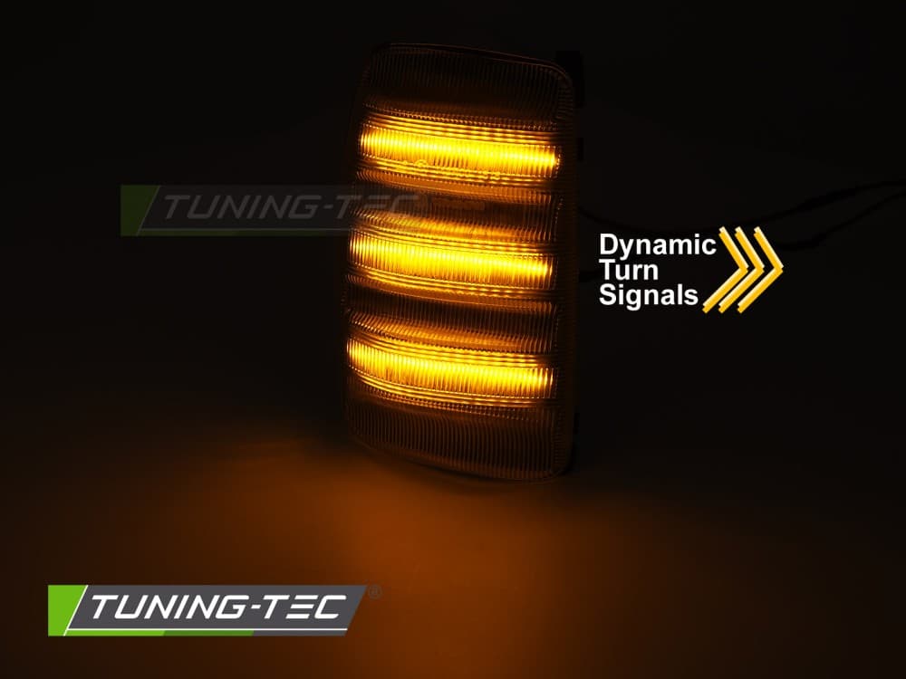 Bočné smerovky do zrkadla Ford Transit 13- Smoke LED SEQ – náhľad 2