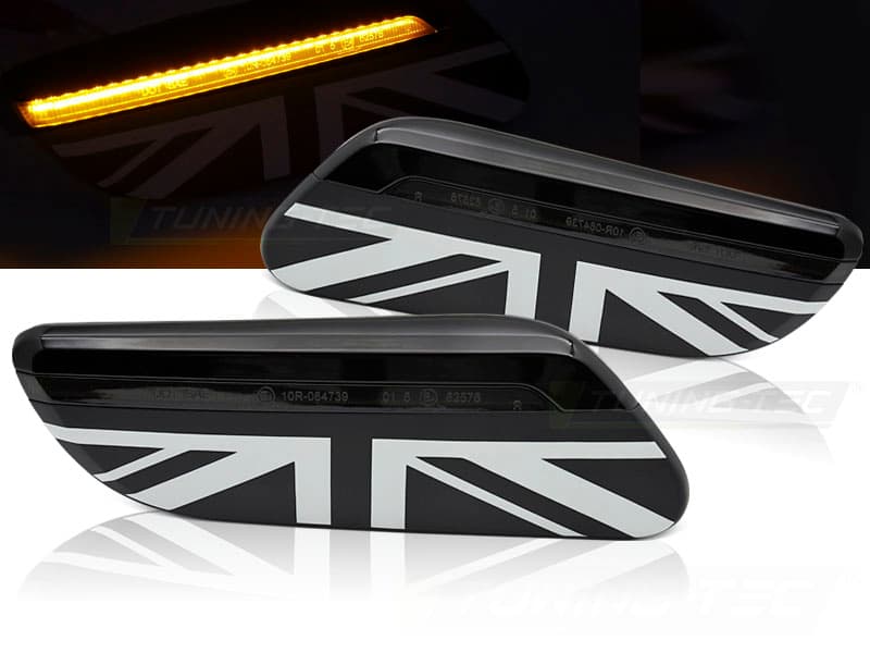 Bočné smerovky Mini Cooper F55 F56 F57 21-24 Smoke LED SEQ