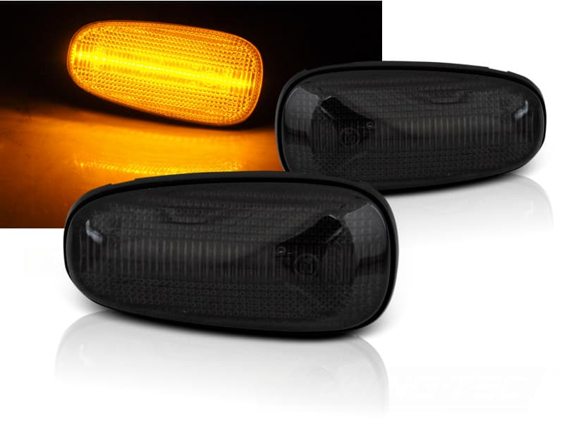 Bočné smerovky Opel Astra G / Zafira A / Frontera B Smoke LED SEQ