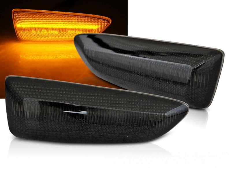 Bočné smerovky Opel Astra J / Astra K / Zafira C / Insignia B Smoke LED SEQ
