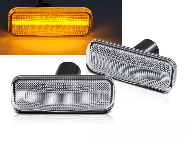 Bočné smerovky Opel Omega B 94-03 White LED SEQ
