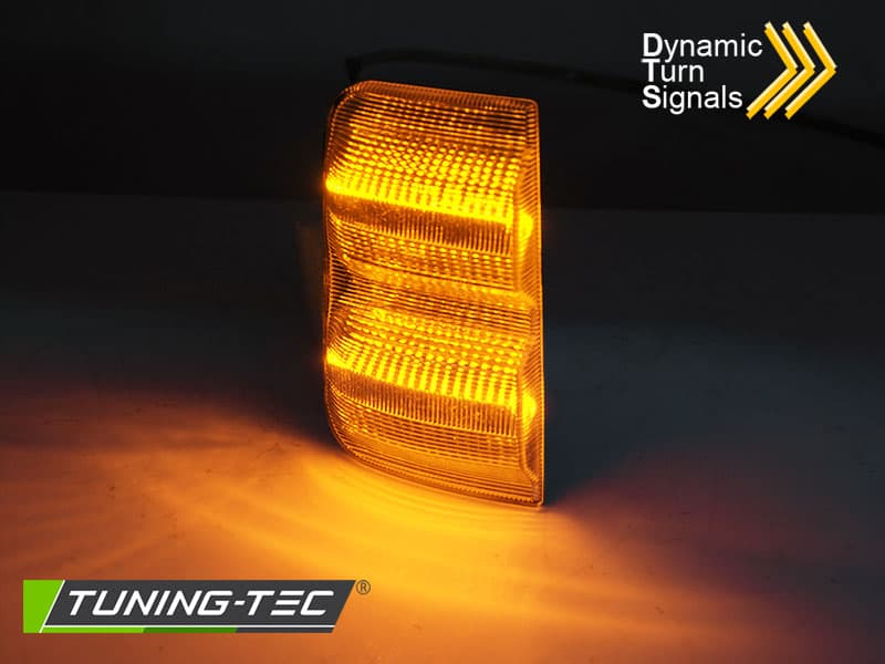 Bočné smerovky do zrkadla Peugeot Boxer / Fiat Ducato / Citroen Jumper 06-18 White LED SEQ – náhľad 2