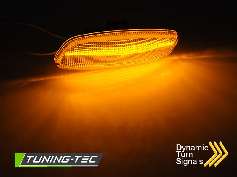Bočné smerovky do zrkadla Peugeot 207 308 3008 5008 / Citroen C3 C4 C5 Smoke LED Sekvenčné – náhľad 2