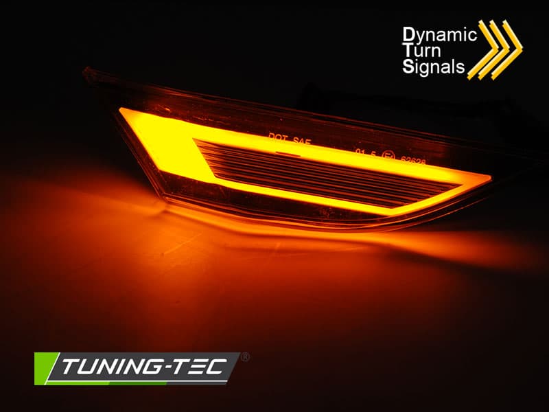 Bočné smerovky Porsche 911 991 Carrera 11-15 White LED SEQ – náhľad 2