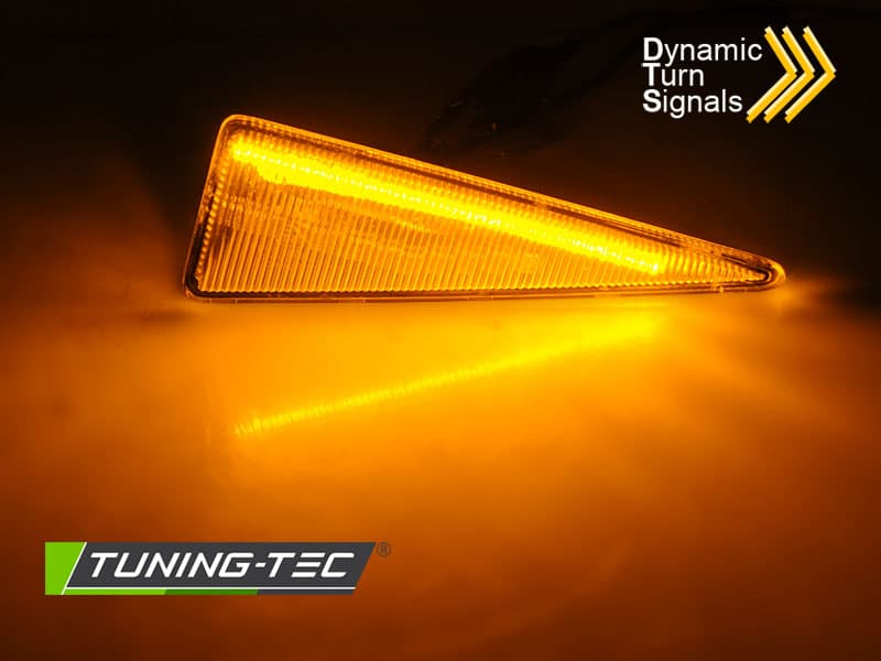 Bočné smerovky Renault Megane MK2 / Scenic White LED SEQ – náhľad 2