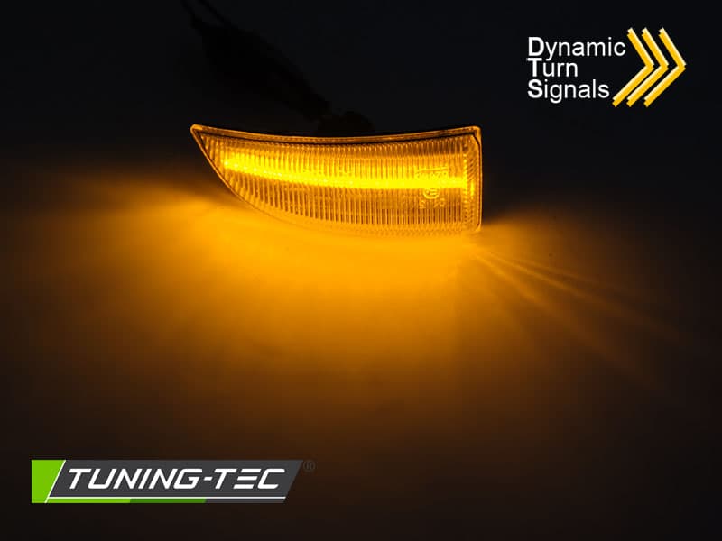 Bočné smerovky do zrkadla Renault Scenic III / Megane III Smoke LED SEQ – náhľad 2