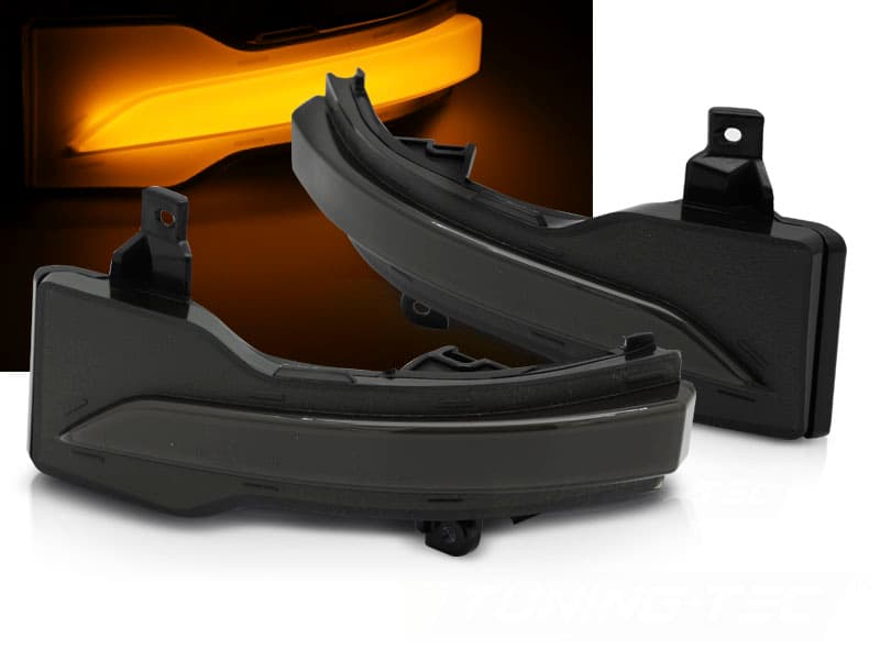 Bočné smerovky do zrkadla Subaru Impreza / Forester / Outback / Legacy Smoke LED SEQ