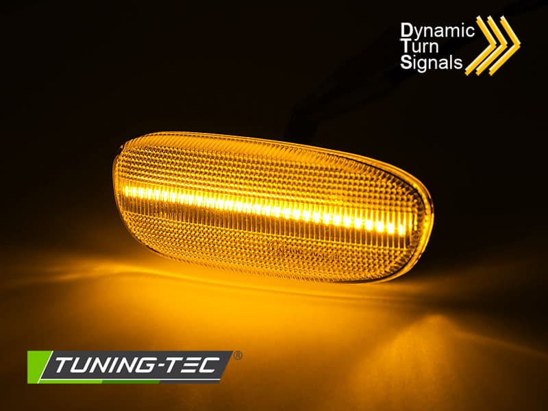 Bočné smerovky Subaru Impreza 93-00 White SEQ LED – náhľad 3