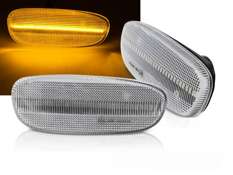 Bočné smerovky Subaru Impreza 93-00 White SEQ LED