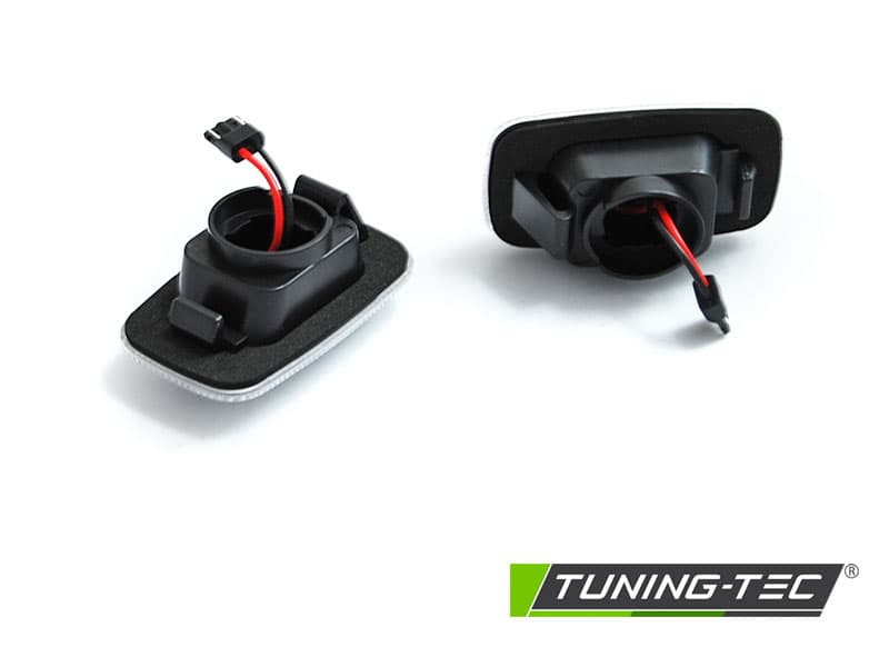 Bočné smerovky Toyota Land Cruiser 70 80 90 100 White LED SEQ – náhľad 3