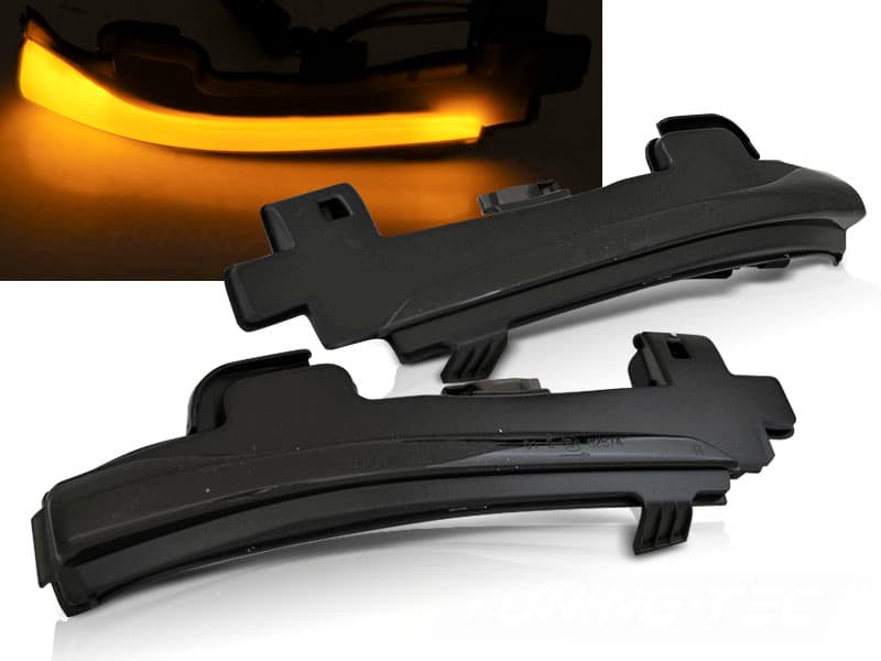 Bočné smerovky do zrkadla Volvo S60 V40 V60 V70 Smoke LED
