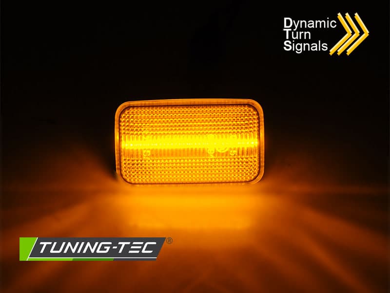 Bočné smerovky VW Golf I / Golf II / Corrado / Jetta Smoke LED SEQ – náhľad 2