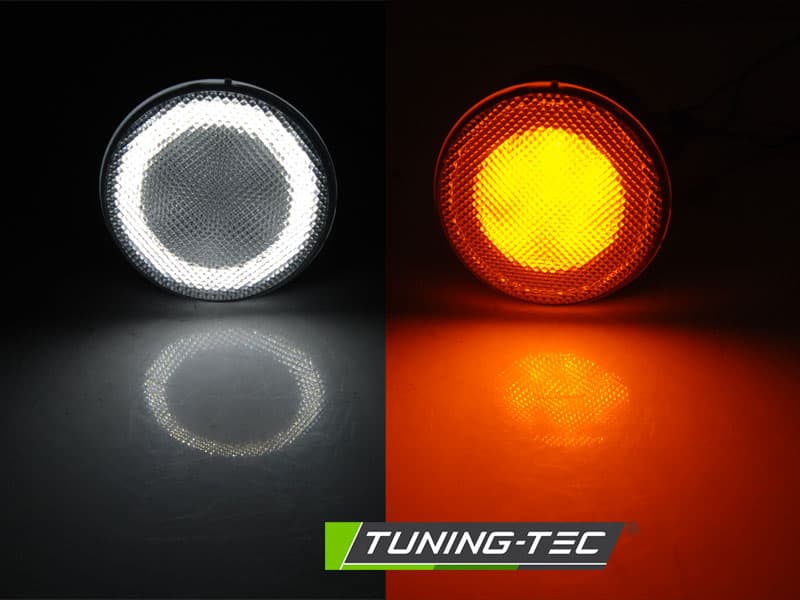 Predné smerovky Chrysler Jeep Wrangler JK 07-18 LED White – náhľad 2