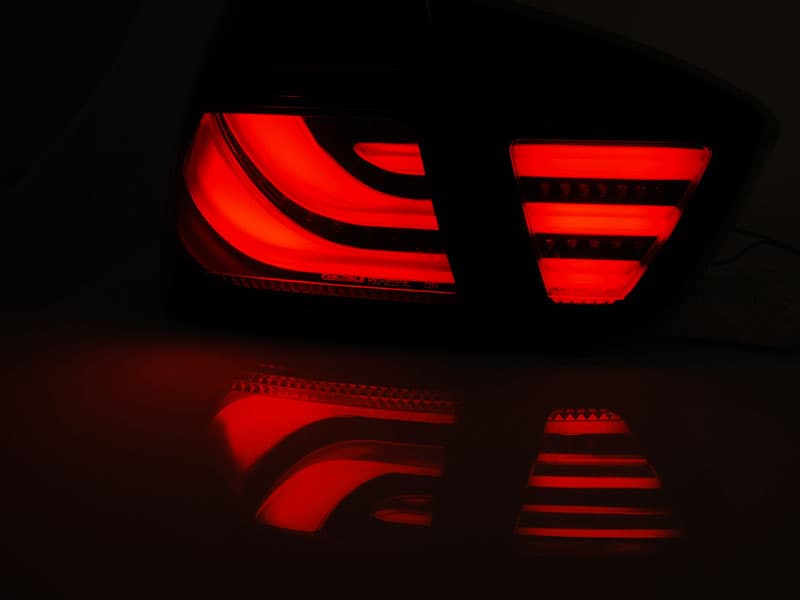 Zadné LED BAR svetlá BMW E90 05-08 Smoke Black – náhľad 2