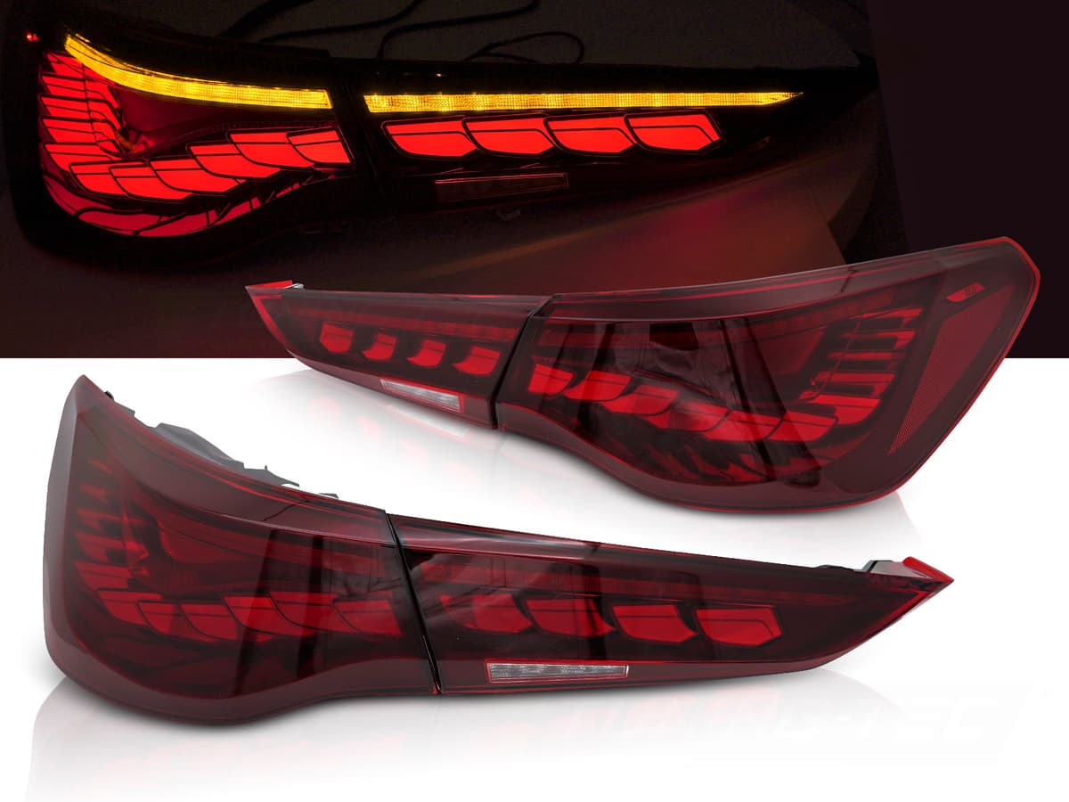 Zadné LED svetlá BMW 4er G22 / G23 20-24 Red